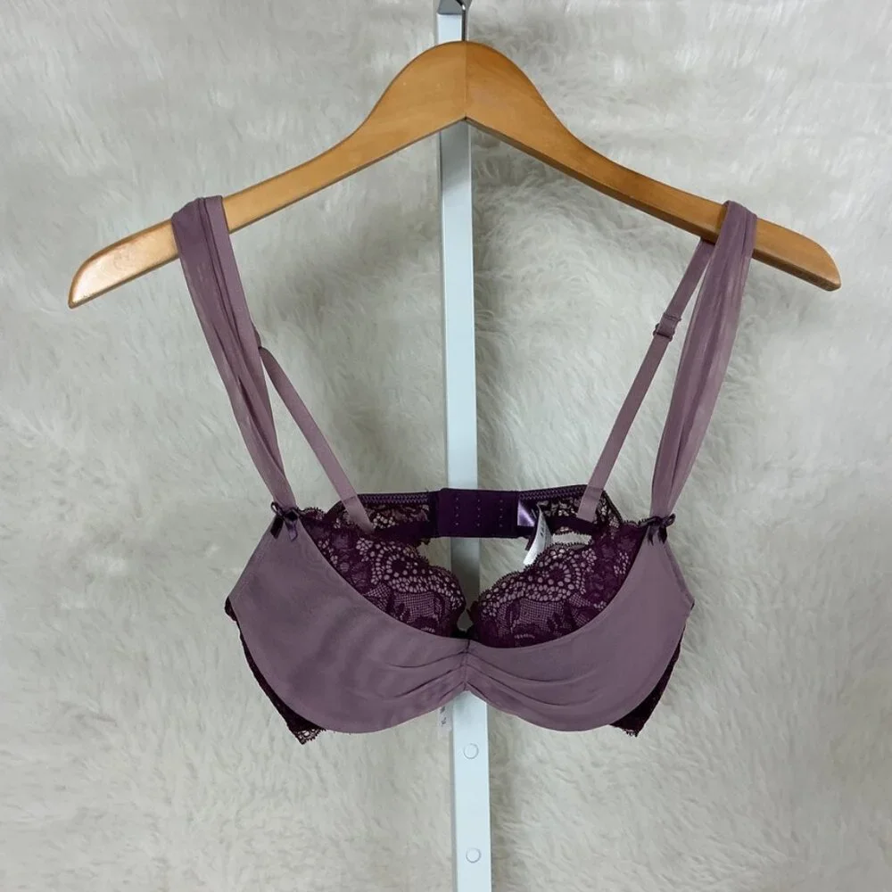 Adore Me Purple Clairabella Contour Bra NWT 34C